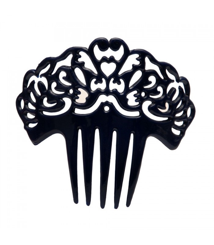 Plastic Hair Comb Black